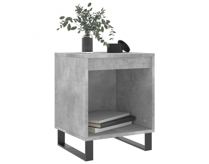 Sonata H Нощни шкафчета 2 бр бетонно сив 40x35x50 см инженерна дървесина