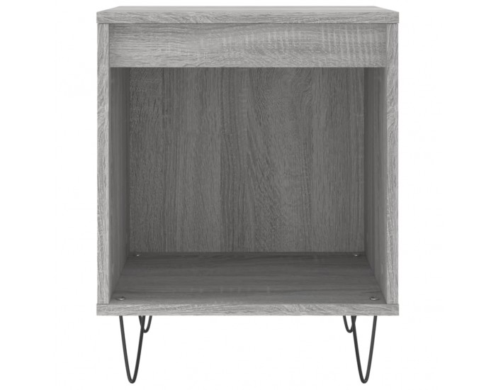 Sonata H Нощни шкафчета 2 бр сив сонома 40x35x50 см инженерно дърво