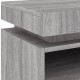 Sonata H Нощни шкафчета с LED осветление, 2 бр, сив сонома, 40x39x48,5см