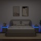 Sonata H Нощни шкафчета с LED осветление, 2 бр, сив сонома, 35x39x55 см