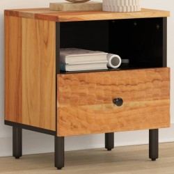 Sonata H Нощно шкафче 40x33x46 см масивна акация - Noptiere