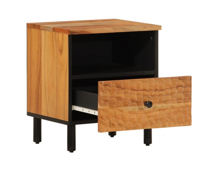 Sonata H Нощно шкафче 40x33x46 см масивна акация