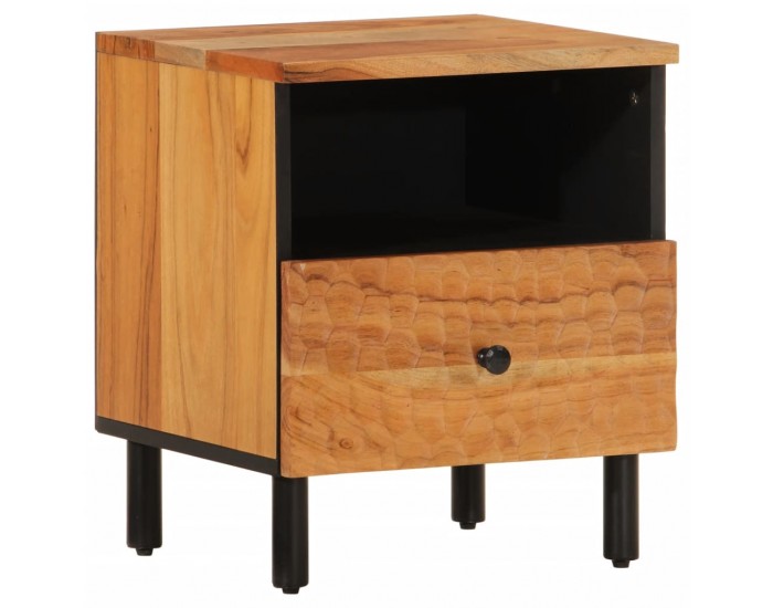 Sonata H Нощно шкафче 40x33x46 см масивна акация