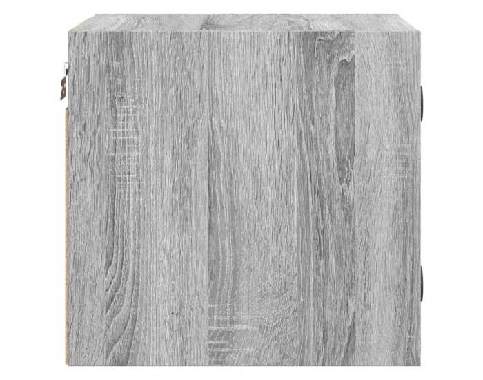 Sonata H Нощно шкафче със стъклена врата сив сонома 35x37x35 см