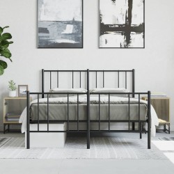 Sonata H Нощни шкафчета със стъклени врати 2 бр дъб сонома 35x37x50 см - Noptiere