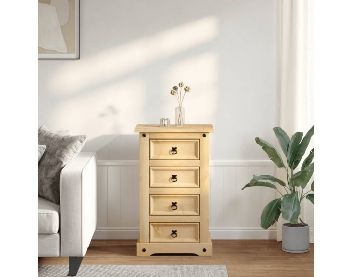Sonata H Нощно шкафче Corona, 53x39x84 см, бор масив