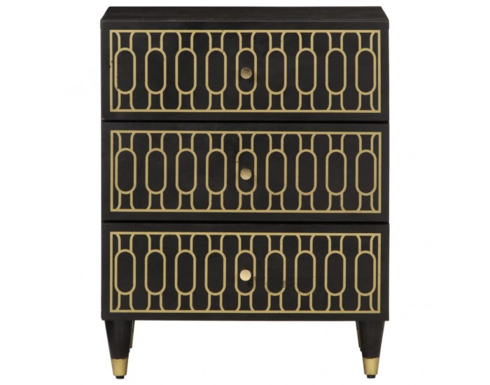 Sonata H Нощно шкафче 50x33x60 см мангово дърво масив