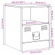 Sonata H Нощни шкафчета 2 бр горчица жълто 34,5x39x44 см стомана
