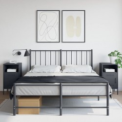 Sonata H Нощни шкафчета, 2 бр, антрацит, 36x39x68 см, стомана - Noptiere