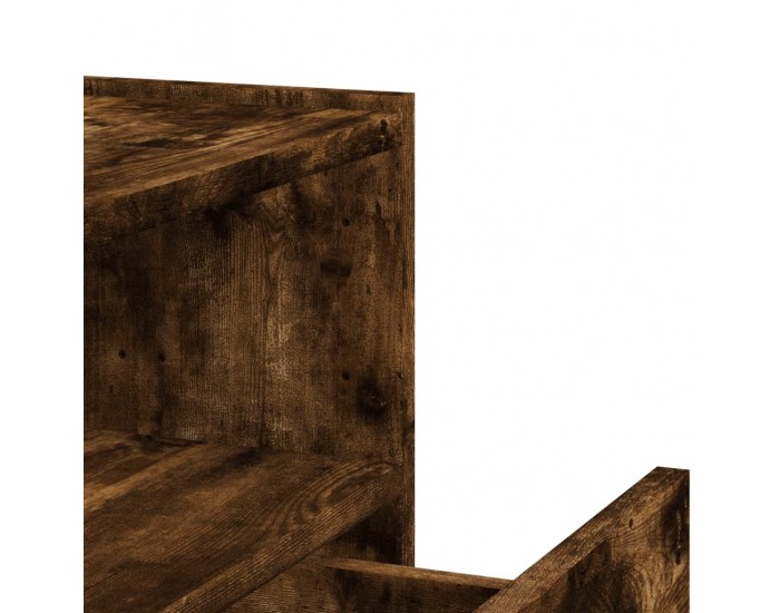 Sonata H Нощно шкафче за стенен монтаж, опушен дъб, 45x30x35 см