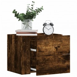 Sonata H Нощно шкафче за стенен монтаж, опушен дъб, 45x30x35 см - Noptiere