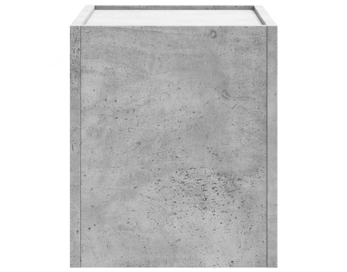 Sonata H Нощно шкафче за стенен монтаж, бетонно сив, 45x30x35 см