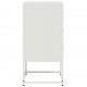 Sonata H Нощни шкафчета 2 бр бял 36x39x78 см стомана