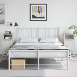 Sonata H Нощни шкафчета 2 бр бял 36x39x78 см стомана - Noptiere