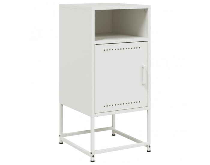 Sonata H Нощни шкафчета 2 бр бял 36x39x78 см стомана
