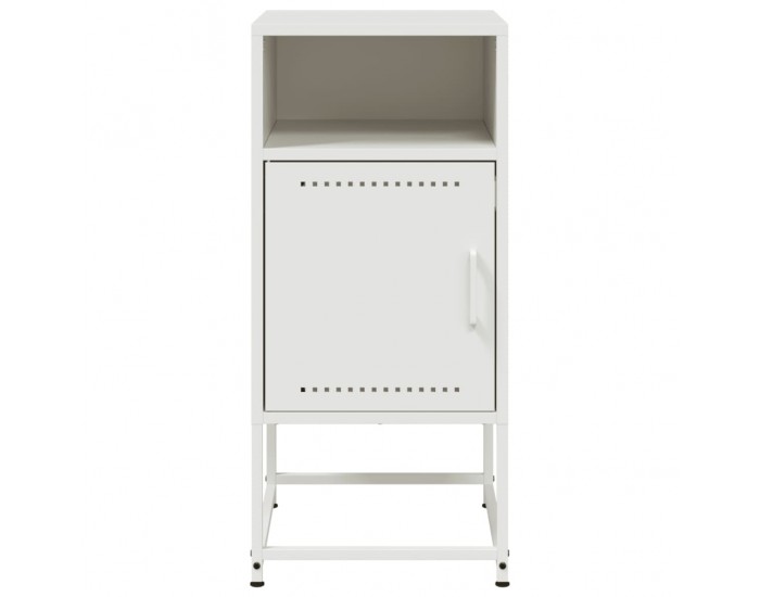 Sonata H Нощни шкафчета 2 бр бял 36x39x78 см стомана