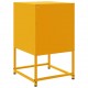 Sonata H Нощни шкафчета 2 бр горчица жълто 36x39x60,5 см стомана