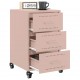 Sonata H Нощно шкафче, розово, 36x39x59 см, стомана