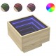Sonata H Нощна масичка с Infinity LED сонома дъб 40x40x30 см