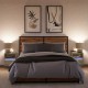 Sonata Noptiere montate pe perete cu lumini LED, 2 buc., stejar sonoma