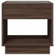 Sonata H Нощна масичка с Infinity LED, кафяв дъб, 50x50x50 см