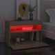 Sonata H Нощно шкафче с LED сонома дъб 60x35x40 см инженерно дърво