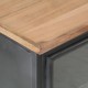 Sonata H Нощно шкафче, сиво, 40х30х50 см, акациево дърво масив