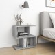 Sonata H Нощни шкафчета 2 бр бетонно сиви 50x30x51,5 см инженерно дърво