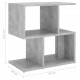 Sonata H Нощни шкафчета 2 бр бетонно сиви 50x30x51,5 см инженерно дърво