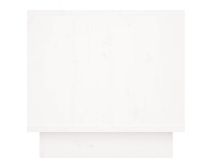 Sonata H Нощни шкафчета, 2 бр, бели, 35x34x32 см, борово дърво масив