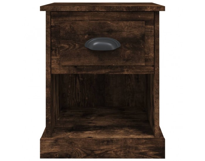 Sonata H Нощни шкафчета 2 бр опушен дъб 39x39x47,5 см инженерно дърво