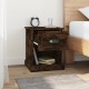 Sonata H Нощни шкафчета 2 бр опушен дъб 39x39x47,5 см инженерно дърво
