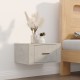 Sonata H Нощни шкафчета за стенен монтаж 2 бр бетонно сиви 50x36x25 см