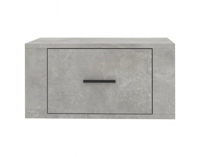 Sonata H Нощни шкафчета за стенен монтаж 2 бр бетонно сиви 50x36x25 см