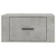 Sonata H Нощни шкафчета за стенен монтаж 2 бр бетонно сиви 50x36x25 см