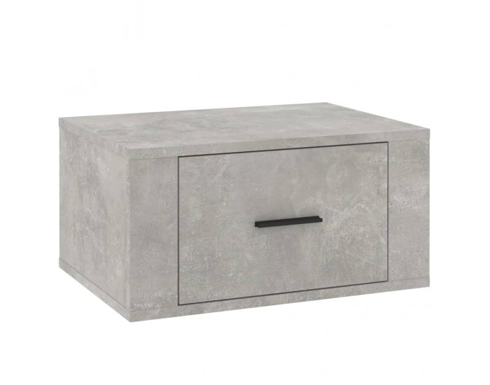 Sonata H Нощни шкафчета за стенен монтаж 2 бр бетонно сиви 50x36x25 см