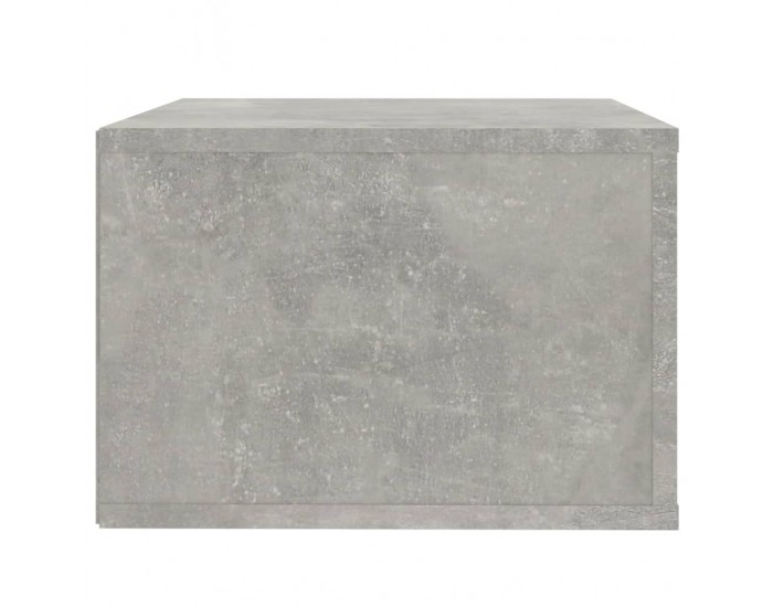 Sonata H Нощни шкафчета за стенен монтаж 2 бр бетонно сиви 50x36x25 см