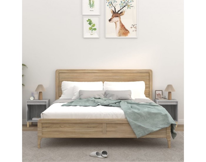 Sonata Noptiere, 2 buc., gri sonoma, 40x35x50 cm