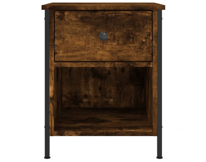 Sonata H Нощни шкафчета 2 бр опушен дъб 40x42x50 см инженерно дърво