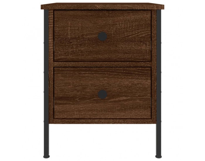 Sonata H Нощни шкафчета 2 бр кафяв дъб 40x42x50 см инженерно дърво