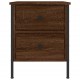 Sonata H Нощни шкафчета 2 бр кафяв дъб 40x42x50 см инженерно дърво