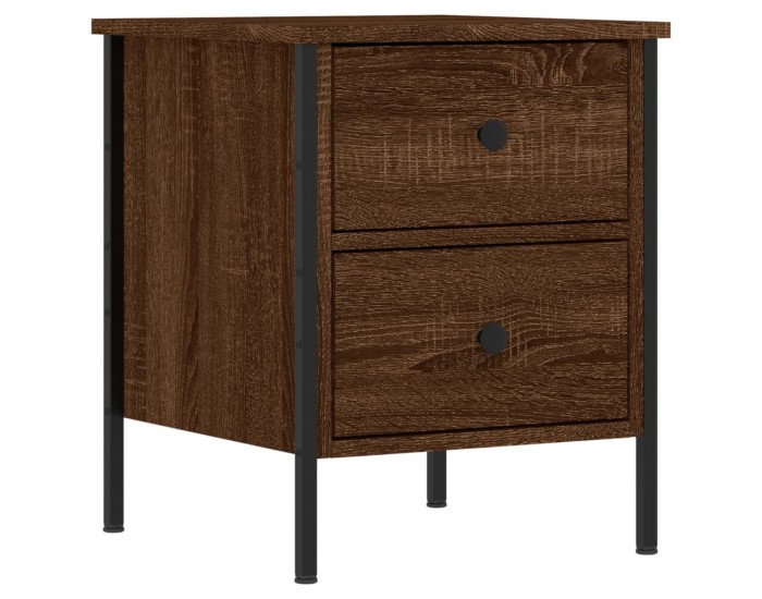 Sonata H Нощни шкафчета 2 бр кафяв дъб 40x42x50 см инженерно дърво