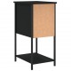Sonata Noptiere, 2 buc., negru, 32x42x70 cm, lemn compozit