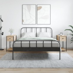 Sonata H Нощни шкафчета 2 бр дъб сонома 30x60x60 см инженерно дърво - Noptiere