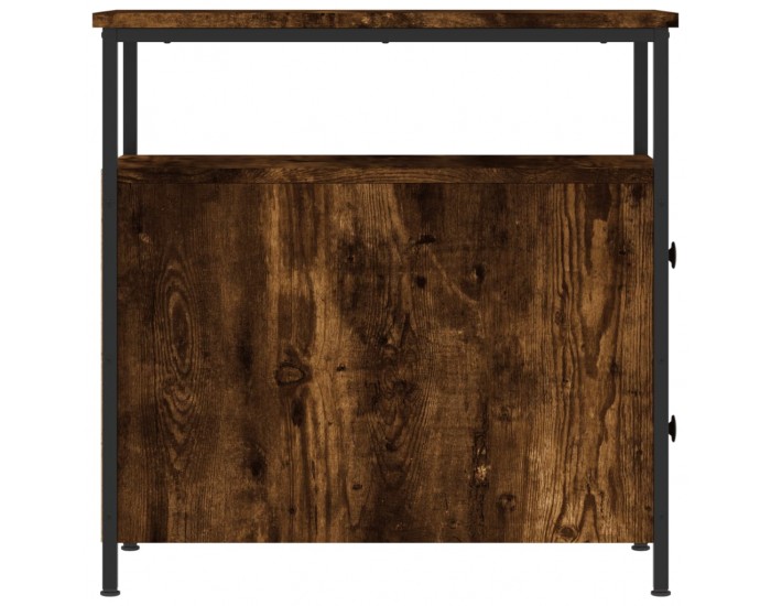 Sonata H Нощни шкафчета 2 бр опушен дъб 30x60x60 см инженерно дърво