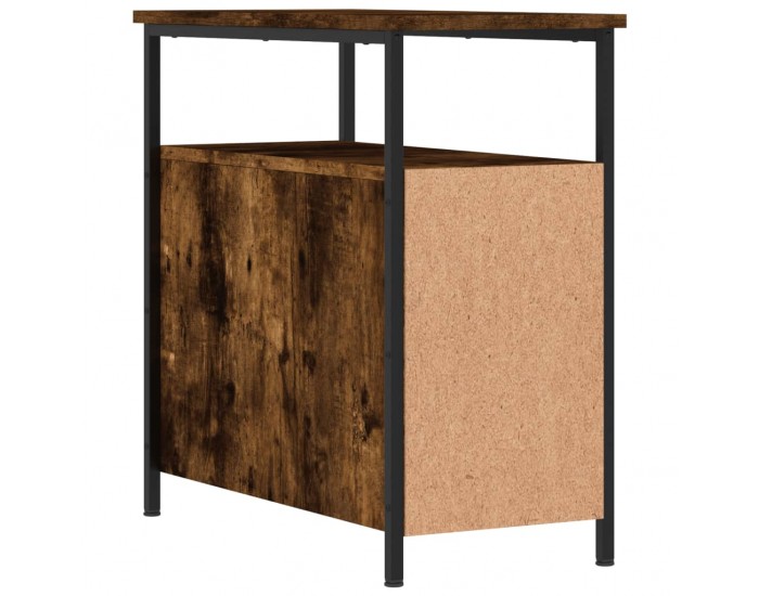 Sonata H Нощни шкафчета 2 бр опушен дъб 30x60x60 см инженерно дърво