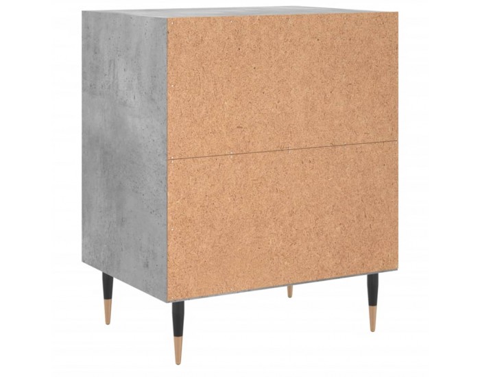 Sonata H Нощни шкафчета 2 бр бетонно сиво 40x30x50 см инженерно дърво