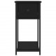 Sonata Noptiere, 2 buc., negru, 30x60x60 cm, lemn prelucrat