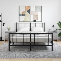 Sonata H Нощни шкафчета 2 бр сив сонома 40x35x50 см инженерно дърво - Noptiere