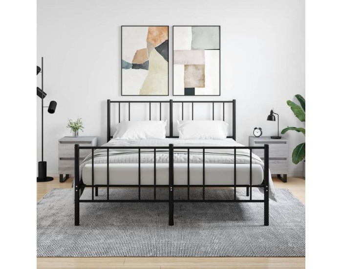 Sonata H Нощни шкафчета 2 бр сив сонома 40x35x50 см инженерно дърво